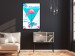 Wall Poster Adventure is out there! - geometric abstraction with a pink bird 114440 additionalThumb 3