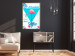 Wall Poster Adventure is out there! - geometric abstraction with a pink bird 114440 additionalThumb 7