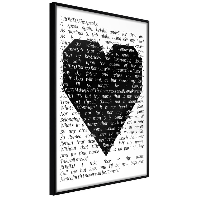 Poster Romeo and Juliet - romantic composition with quotes from Shakespeare's work 114740 additionalImage 10