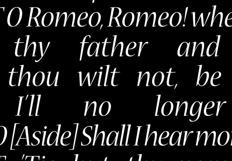 Poster Romeo and Juliet - romantic composition with quotes from Shakespeare's work 114740 additionalImage 9