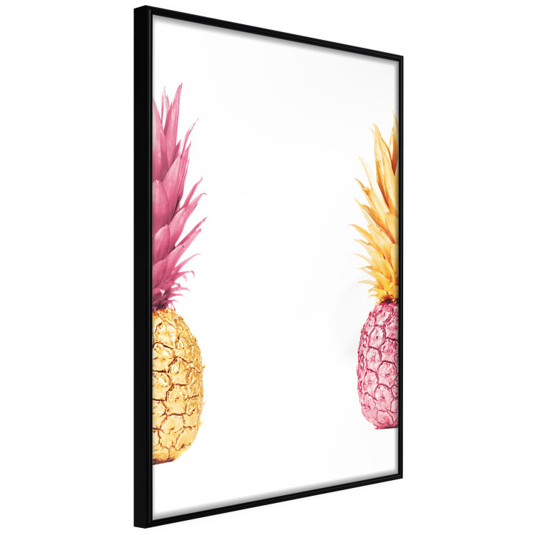 Poster Contrasts - composition with colorful tropical fruits and white background 116940 additionalImage 12