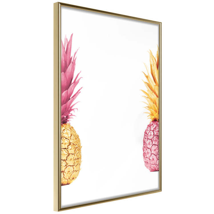 Poster Contrasts - composition with colorful tropical fruits and white background 116940 additionalImage 14