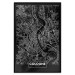 Wall Poster Dark Map of Cologne - black and white composition with English inscriptions 118140 additionalThumb 24