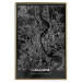 Wall Poster Dark Map of Cologne - black and white composition with English inscriptions 118140 additionalThumb 20
