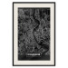 Wall Poster Dark Map of Cologne - black and white composition with English inscriptions 118140 additionalThumb 18