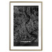 Wall Poster Dark Map of Cologne - black and white composition with English inscriptions 118140 additionalThumb 16