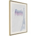 Wall Poster Paris in Watercolors - composition with the Eiffel Tower and English texts 118640 additionalThumb 2