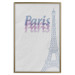 Wall Poster Paris in Watercolors - composition with the Eiffel Tower and English texts 118640 additionalThumb 16