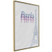 Wall Poster Paris in Watercolors - composition with the Eiffel Tower and English texts 118640 additionalThumb 12