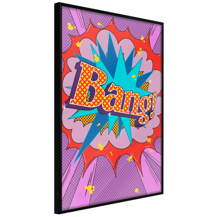Wall Poster Bang! - colorful English text in an abstract pop art motif 122740 additionalImage 10