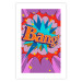 Wall Poster Bang! - colorful English text in an abstract pop art motif 122740 additionalThumb 25