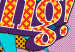 Wall Poster Bang! - colorful English text in an abstract pop art motif 122740 additionalThumb 9