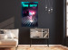 Poster Big City Vibes - blue and pink captions in fantasy motif 123640 additionalThumb 23