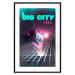 Poster Big City Vibes - blue and pink captions in fantasy motif 123640 additionalThumb 17