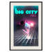 Poster Big City Vibes - blue and pink captions in fantasy motif 123640 additionalThumb 18