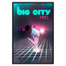 Poster Big City Vibes - blue and pink captions in fantasy motif 123640 additionalThumb 24