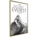 Wall Poster Mount Everest - black and white mountain landscape with English captions 123740 additionalThumb 12