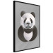 Poster Panda in Circles - abstract black panda made of geometric figures 126940 additionalThumb 10