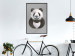 Poster Panda in Circles - abstract black panda made of geometric figures 126940 additionalThumb 7