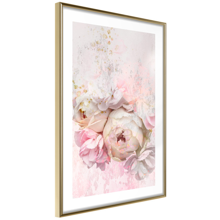 Wall Poster Melancholic Rose - bouquet of spring flowers in light pink composition 127840 additionalImage 7