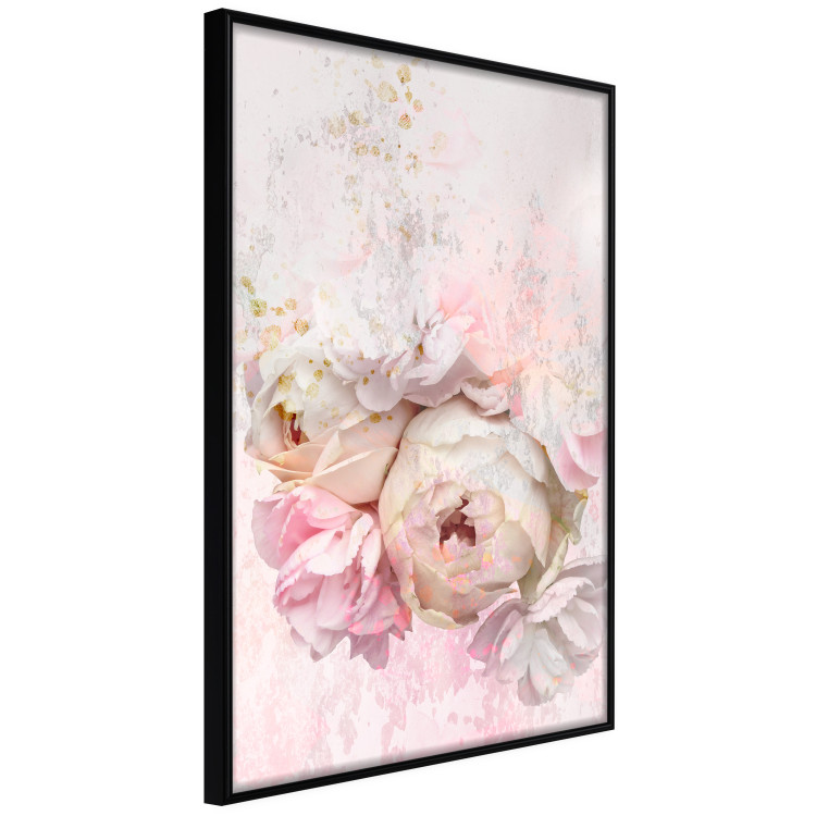 Wall Poster Melancholic Rose - bouquet of spring flowers in light pink composition 127840 additionalImage 11