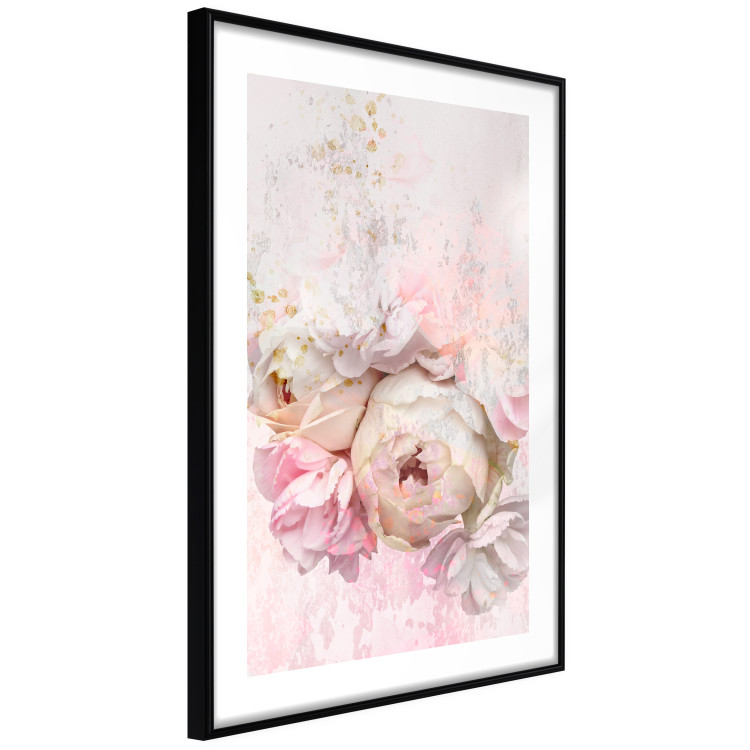 Wall Poster Melancholic Rose - bouquet of spring flowers in light pink composition 127840 additionalImage 6