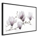 Wall Poster Painted Magnolias - composition of plants with white flowers on a light background 128640 additionalThumb 11