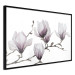 Wall Poster Painted Magnolias - composition of plants with white flowers on a light background 128640 additionalThumb 10
