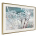 Poster Autumn Hoarfrost - winter landscape of frosted plants on a light background 129840 additionalThumb 3