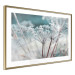 Poster Autumn Hoarfrost - winter landscape of frosted plants on a light background 129840 additionalThumb 7