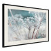 Poster Autumn Hoarfrost - winter landscape of frosted plants on a light background 129840 additionalThumb 2