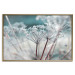 Poster Autumn Hoarfrost - winter landscape of frosted plants on a light background 129840 additionalThumb 17