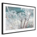 Poster Autumn Hoarfrost - winter landscape of frosted plants on a light background 129840 additionalThumb 8