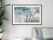 Poster Autumn Hoarfrost - winter landscape of frosted plants on a light background 129840 additionalThumb 23
