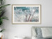 Poster Autumn Hoarfrost - winter landscape of frosted plants on a light background 129840 additionalThumb 24