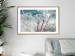 Poster Autumn Hoarfrost - winter landscape of frosted plants on a light background 129840 additionalThumb 13