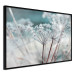Poster Autumn Hoarfrost - winter landscape of frosted plants on a light background 129840 additionalThumb 11