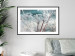 Poster Autumn Hoarfrost - winter landscape of frosted plants on a light background 129840 additionalThumb 19