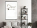 Wall Poster Silver Dior - English text with a slight floral motif 130340 additionalThumb 4