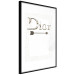 Wall Poster Silver Dior - English text with a slight floral motif 130340 additionalThumb 8