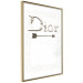 Wall Poster Silver Dior - English text with a slight floral motif 130340 additionalThumb 14