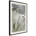 Poster Purity of Mist - composition of a plant with white flowers on a nature background 130740 additionalThumb 2