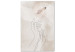 Canvas Print Perfect Lightness (1-piece) Vertical - abstract hand line art 130840
