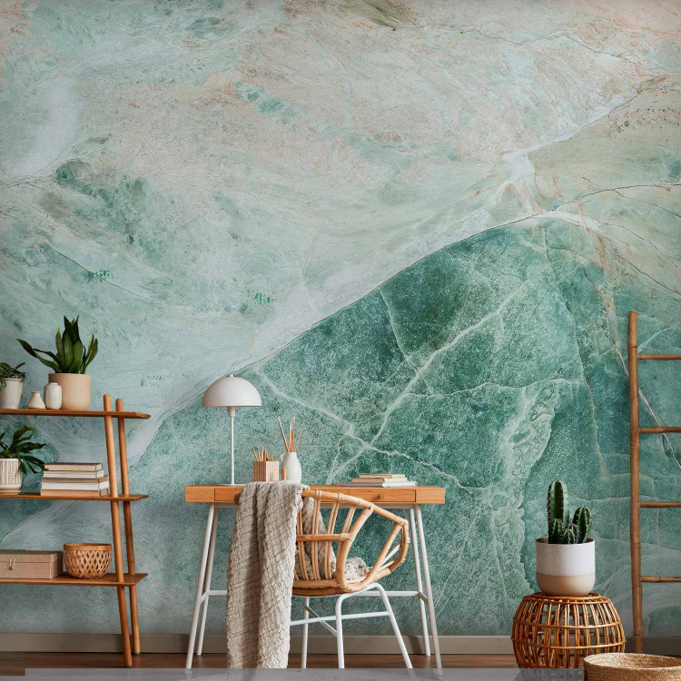 Photo Wallpaper Turquoise Marble 134640 additionalImage 4