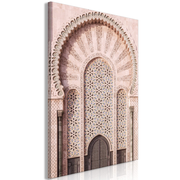 Canvas Art Print Ornate Gate (1-piece) Vertical - architecture in Arab motif 134740 additionalImage 2