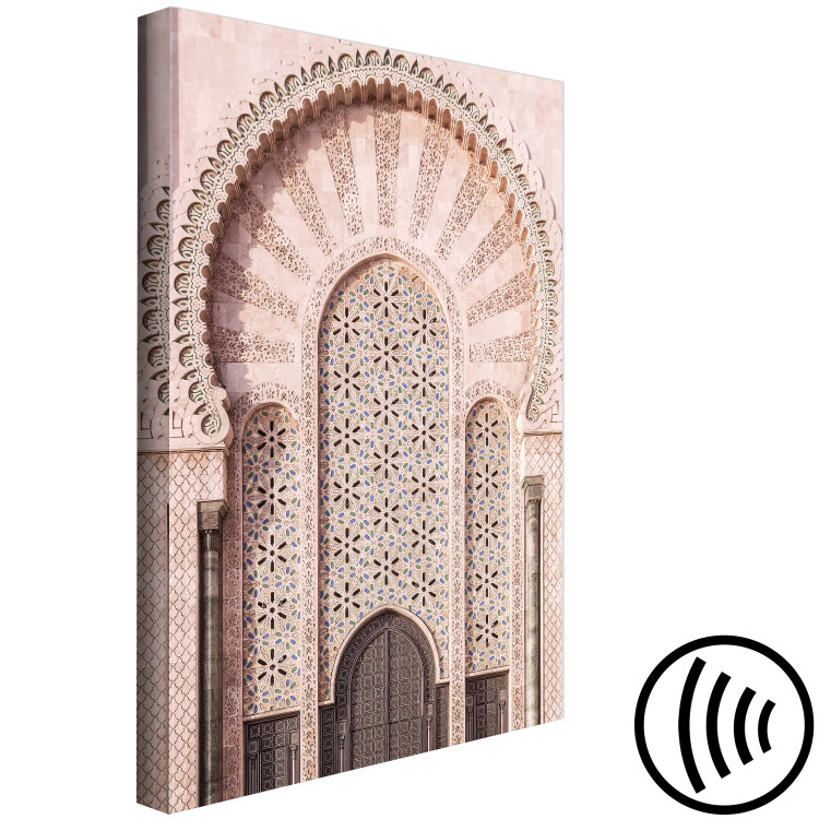 Canvas Art Print Ornate Gate (1-piece) Vertical - architecture in Arab motif 134740 additionalImage 6