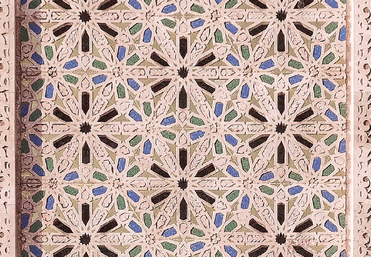 Canvas Art Print Ornate Gate (1-piece) Vertical - architecture in Arab motif 134740 additionalImage 4