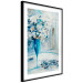 Poster Bouquet of Hope - flowers in a vase and a woman in a blue composition 136040 additionalThumb 13