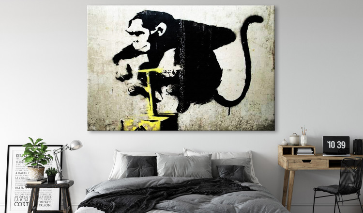 Large canvas print Monkey TNT Detonator by Banksy [Large Format] 136440 additionalImage 5