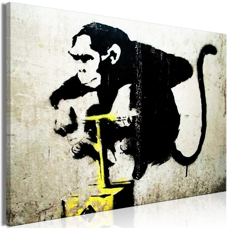 Large canvas print Monkey TNT Detonator by Banksy [Large Format] 136440 additionalImage 3